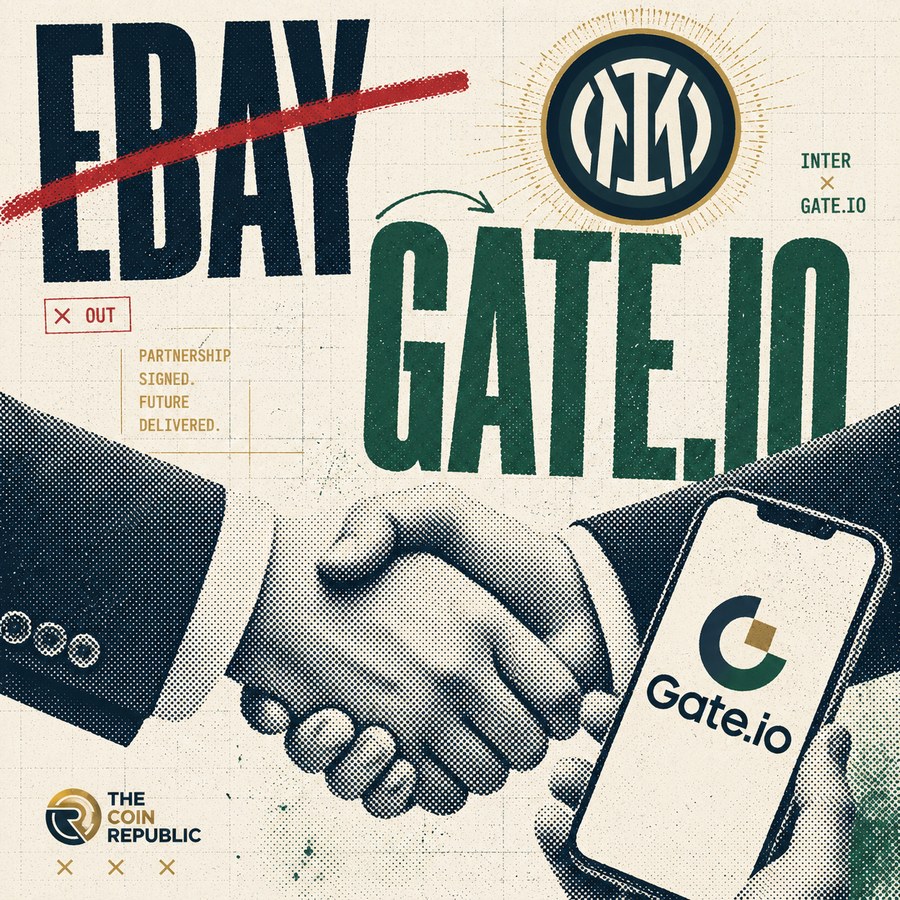 Inter Milaan vervangt eBay door Gate.io als mouwsponsor — handen schudden